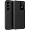 Phonesta Smart Window Book Wallet Klapphülle für Samsung Galaxy A37 - Schwarz 0