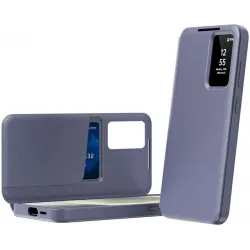 Phonesta Smart Window Book Wallet Klapphülle für Samsung Galaxy S26 Ultra - Lila