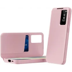 Phonesta Smart Window Book Wallet Klapphülle für Samsung Galaxy S26 Ultra - Rosa