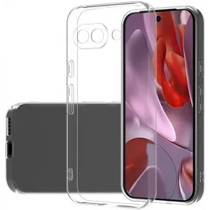 Phonesta Ultra-Thin Silikon Back Cover Hülle für Google Pixel 9a - Transparent