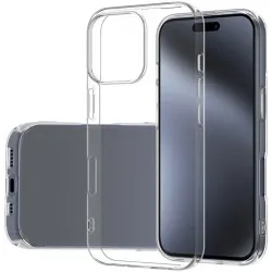 Phonesta Ultra-Thin Silikon Back Cover Hülle für Apple iPhone 16 Pro - Transparent