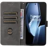 Phonesta Vintage Skin Book Wallet Klapphülle für OnePlus 13R - Schwarz 1