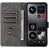 Phonesta Vintage Skin Book Wallet Klapphülle für Nothing CMF Phone 1 - Braun 2