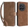 Phonesta Vintage Skin Book Wallet Klapphülle für OnePlus 12R - Braun