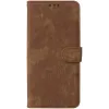 Phonesta Vintage Skin Book Wallet Klapphülle für OnePlus 12R - Braun 8
