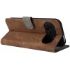 Phonesta Vintage Skin Book Wallet Klapphülle für Google Pixel 9 Pro XL - Braun 4