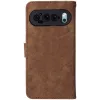 Phonesta Vintage Skin Book Wallet Klapphülle für Google Pixel 9 / 9 Pro - Braun 7