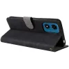 Phonesta Vintage Skin Book Wallet Klapphülle für Motorola Moto G04 / G04s / G24 / G24 Power / E14 - Schwarz 3