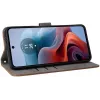 Phonesta Vintage Skin Book Wallet Klapphülle für Motorola Moto G45 / Moto G34 - Braun 3