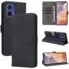 Phonesta Vintage Skin Book Wallet Klapphülle für Motorola Moto G85 - Schwarz 6