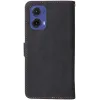Phonesta Vintage Skin Book Wallet Klapphülle für Motorola Moto G85 - Schwarz 8