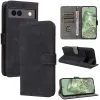 Phonesta Vintage Skin Book Wallet Klapphülle für Google Pixel 8a - Schwarz 5