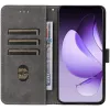 Phonesta Vintage Skin Book Wallet Klapphülle für Oppo Reno13 Pro - Schwarz 2