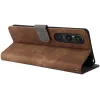 Phonesta Vintage Skin Book Wallet Klapphülle für Sony Xperia 1 VI - Braun 4