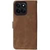 Phonesta Vintage Skin Book Wallet Klapphülle für HONOR 200 Smart - Braun 7