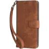 Phonesta Vintage Skin Book Wallet Klapphülle für HONOR 90 - Braun 6