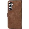 Phonesta Vintage Skin Book Wallet Klapphülle für Samsung Galaxy S24 FE - Braun 6