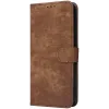 Phonesta Vintage Skin Book Wallet Klapphülle für Samsung Galaxy A55 - Braun 5