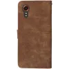 Phonesta Vintage Skin Book Wallet Klapphülle für Samsung Galaxy Xcover 7 - Braun 7