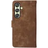 Phonesta Vintage Skin Book Wallet Klapphülle für Samsung Galaxy S24 - Braun 10