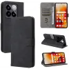 Phonesta Vintage Skin Book Wallet Klapphülle für Xiaomi 14T - Schwarz 5