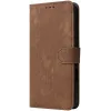Phonesta Vintage Skin Book Wallet Klapphülle für Apple iPhone 16 Pro - Braun 5