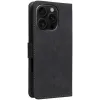 Phonesta Vintage Skin Book Wallet Klapphülle für Apple iPhone 16 Pro Max - Schwarz 6