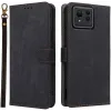 Phonesta Vintage Skin Book Wallet Klapphülle für Asus Zenfone 11 Ultra - Schwarz 0