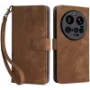 Phonesta Vintage Skin Book Wallet Klapphülle für Xiaomi 15 Ultra - Braun