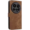 Phonesta Vintage Skin Book Wallet Klapphülle für Xiaomi 15 Ultra - Braun 8