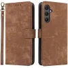 Phonesta Vintage Skin Book Wallet Klapphülle für Samsung Galaxy A25 - Braun
