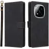 Phonesta Vintage Skin Book Wallet Klapphülle für Xiaomi Redmi Note 14 Pro 4G - Schwarz
