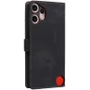 Phonesta Vintage Skin Book Wallet Klapphülle für Nothing CMF Phone 2 Pro - Schwarz 7