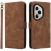 Phonesta Vintage Skin Book Wallet Klapphülle für HONOR 400 Pro - Braun