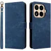 Phonesta Vintage Skin Book Wallet Klapphülle für Xiaomi 15T Pro - Blau