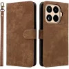 Phonesta Vintage Skin Book Wallet Klapphülle für Xiaomi 15T Pro - Braun