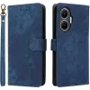 Phonesta Vintage Skin Book Wallet Klapphülle für Xiaomi Poco F7 - Blau
