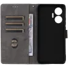 Phonesta Vintage Skin Book Wallet Klapphülle für Xiaomi Poco F7 - Schwarz 5
