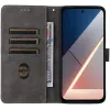 Phonesta Vintage Skin Book Wallet Klapphülle für Xiaomi Poco M7 - Schwarz 2