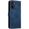 Phonesta Vintage Skin Book Wallet Klapphülle für OnePlus Nord CE5 - Blau 6
