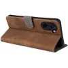Phonesta Vintage Skin Book Wallet Klapphülle für OnePlus Nord CE5 - Braun 3