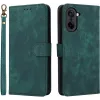 Phonesta Vintage Skin Book Wallet Klapphülle für OnePlus Nord CE5 - Grün 0