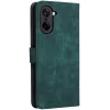 Phonesta Vintage Skin Book Wallet Klapphülle für OnePlus Nord CE5 - Grün 6
