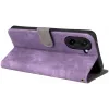 Phonesta Vintage Skin Book Wallet Klapphülle für OnePlus Nord CE5 - Lila 3