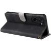 Phonesta Vintage Skin Book Wallet Klapphülle für OnePlus Nord CE5 - Schwarz 3