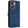 Phonesta Vintage Skin Book Wallet Klapphülle für Oppo A5x - Blau 7