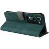Phonesta Vintage Skin Book Wallet Klapphülle für Oppo A5/A5m - Grün 3