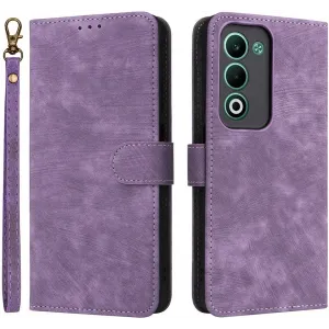 Phonesta Vintage Skin Book Wallet Klapphülle für Oppo A5/A5m - Lila