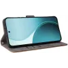 Phonesta Vintage Skin Book Wallet Klapphülle für Oppo Reno14 - Braun 2