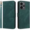 Phonesta Vintage Skin Book Wallet Klapphülle für Oppo Reno14 - Grün 0